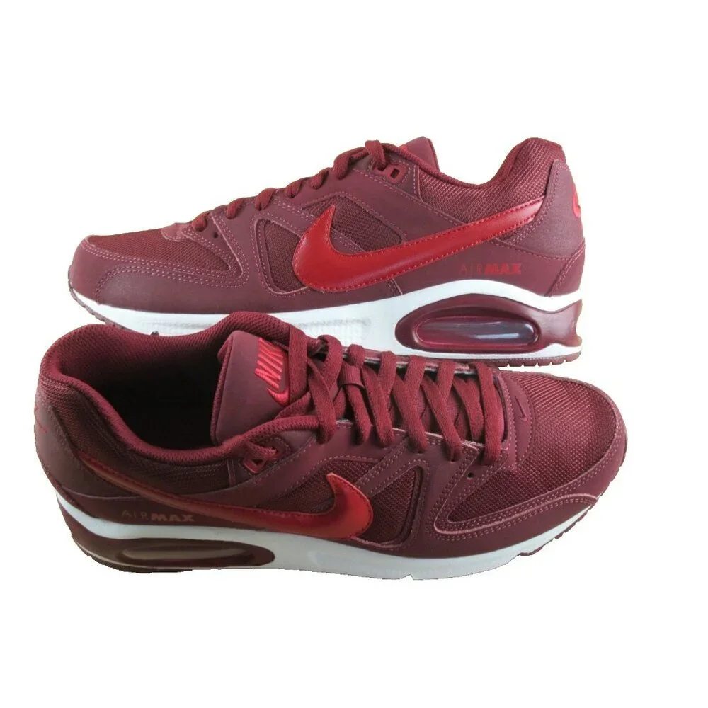 Nike Men's Air Max Command Running Shoes Team Red Gym Red White Sizes NIB
